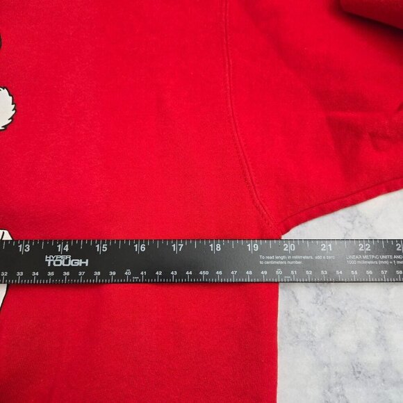 Vintage Christmas Sweatshirt Scooby-Doo Medium Red Novelty 90s Holiday‎ Festive - Picture 4 of 7
